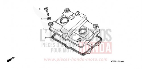 COUVERCLE DE CULASSE CB500S2 de 2002